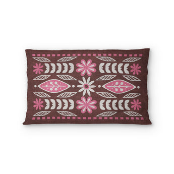 Topanga Burgundy & Pink in Standard (30" x 22") Size
