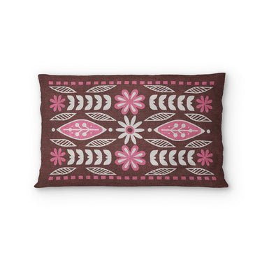 Topanga Burgundy & Pink in Standard (30" x 22") Size