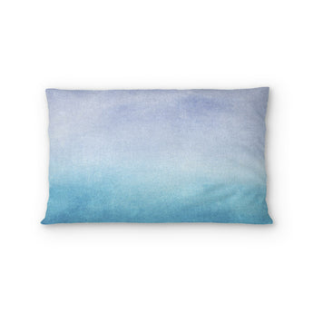 Micah Watercolor Blue & Teal in Standard (30" x 22") Size