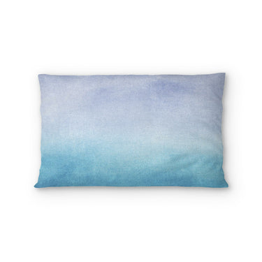 Micah Watercolor Blue & Teal in Standard (30" x 22") Size