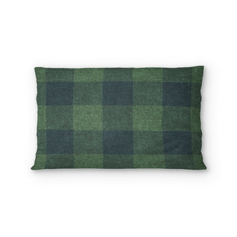 Buffalo Plaid Green Navy in Standard (30" x 22") Size