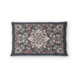 Annette Navy & Orange in Standard (30" x 22") Size