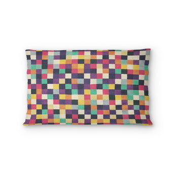 Pixel Mosaic Multicolor Midtone in Standard (30" x 22") Size