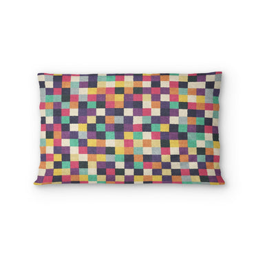 Pixel Mosaic Multicolor Midtone in Standard (30" x 22") Size
