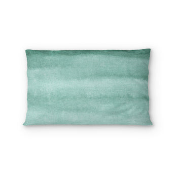 Jacinda Watercolor Teal Ombre in Standard (30" x 22") Size