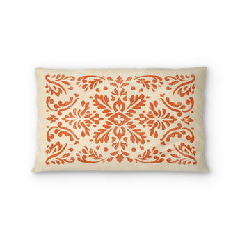 Floranna Ivory & Orange in Standard (30" x 22") Size
