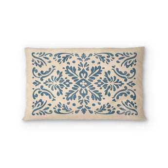 Floranna Ivory & Blue in Standard (30" x 22") Size