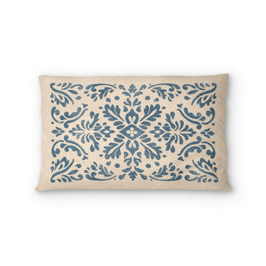 Floranna Ivory & Blue in Standard (30" x 22") Size