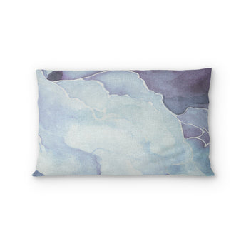 Zephyr Watercolor Blue & Purple in Standard (30" x 22") Size