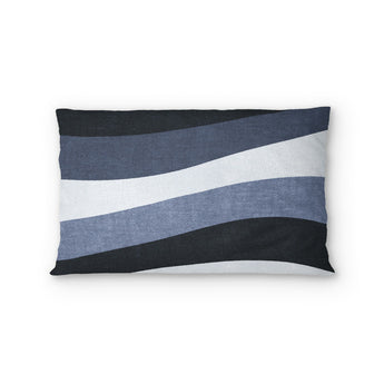 Sinuous Navy Monochrome in Standard (30" x 22") Size