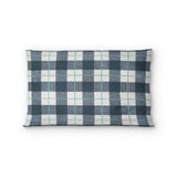 Wallace Plaid Blue & Teal in Standard (30" x 22") Size