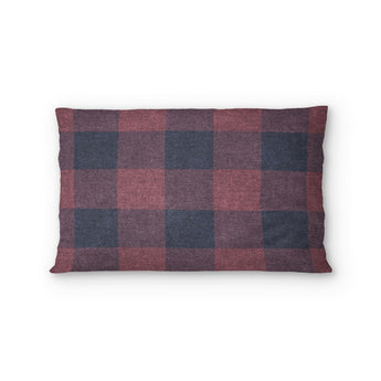 Buffalo Plaid Maroon & Navy in Standard (30" x 22") Size
