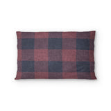 Buffalo Plaid Maroon & Navy in Standard (30" x 22") Size