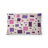 Geometric Confetti Purple & Pink in Standard (30" x 22") Size