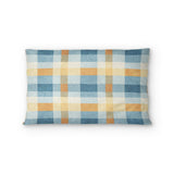 Monroe Plaid Blue & Yellow in Standard (30" x 22") Size