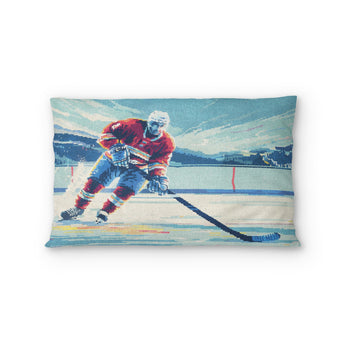 8 Bit Pond Hockey in Standard (30" x 22") Size