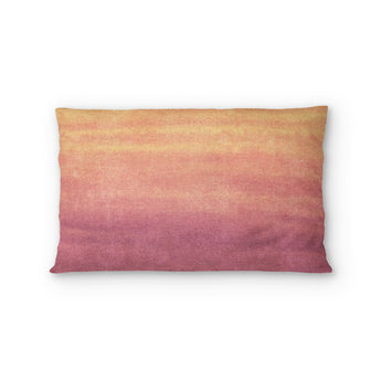 Imogen Watercolor Orange & Purple Ombre in Standard (30" x 22") Size
