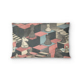 Harmon Surreal Check Blue & Pink in Standard (30" x 22") Size