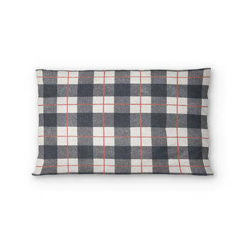 Wallace Plaid Navy & Red in Standard (30" x 22") Size