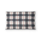 Wallace Plaid Navy & Red in Standard (30" x 22") Size
