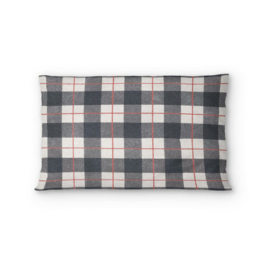 Wallace Plaid Navy & Red in Standard (30" x 22") Size