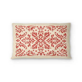Floranna Ivory & Red in Standard (30" x 22") Size