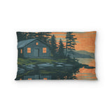 Adirondack Lakeside Cabin in Standard (30" x 22") Size