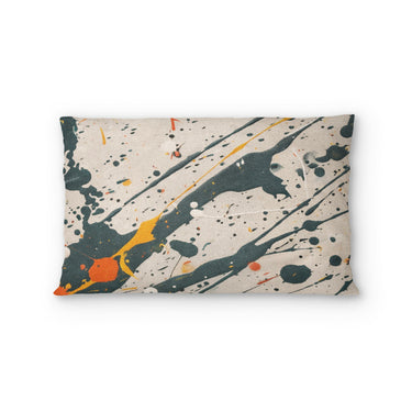 Jason Dark Teal & Orange in Standard (30" x 22") Size