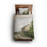 Road to the Shore by William Newton twin - microfiber - Natural Backing