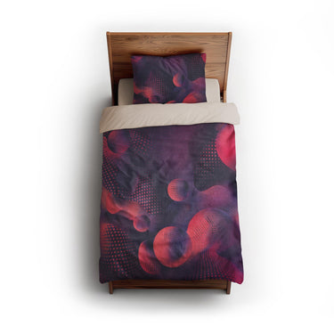 Bodolo Purple & Magenta twin - microfiber - Natural Backing