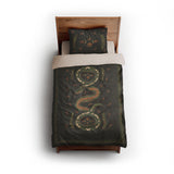 Snake in the Woods twin - microfiber - Natural Backing