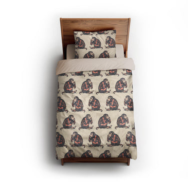 Thinking Chimps twin - microfiber - Natural Backing