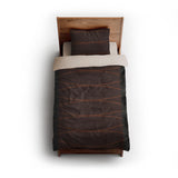 Kepler Bronze & Rust twin - microfiber - Natural Backing