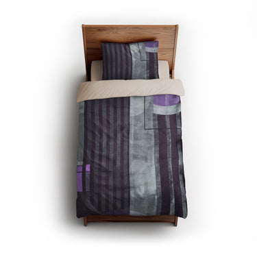 Gordian Dark Purple twin - microfiber - Natural Backing