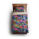 Giulia Multicolor twin - microfiber - Natural Backing
