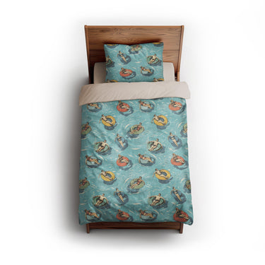 Lazy River twin - microfiber - Natural Backing