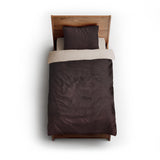 Keanu Watercolor Deep Red Ombré twin - microfiber - Natural Backing