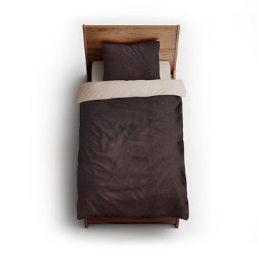 Keanu Watercolor Deep Red Ombré twin - microfiber - Natural Backing