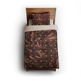 Acid Burn Clay & Yellow twin - microfiber - Natural Backing