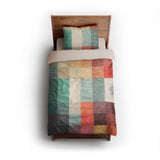 Polyphony Multicolor Earthtone twin - microfiber - Natural Backing
