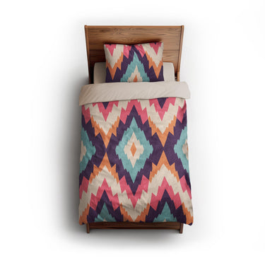 Dyani Magenta & Cyan twin - microfiber - Natural Backing