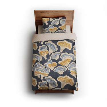 Oyster Mushrooms twin - microfiber - Natural Backing
