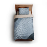 Elowin Blue twin - microfiber - Natural Backing