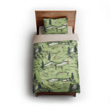 Out on the Links twin - microfiber - Natural Backing