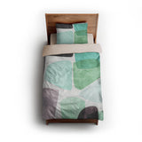 Tabitha Seaglass twin - microfiber - Natural Backing