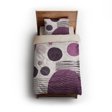 Charl Violet twin - microfiber - Natural Backing