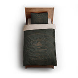 Solar System Forest & Rust twin - microfiber - Natural Backing