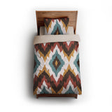 Dyani Sky & Umber twin - microfiber - Natural Backing