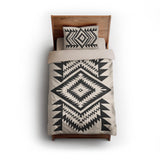 Reyno Black & Ivory twin - microfiber - Natural Backing
