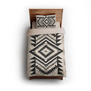 Reyno Black & Ivory twin - microfiber - Natural Backing